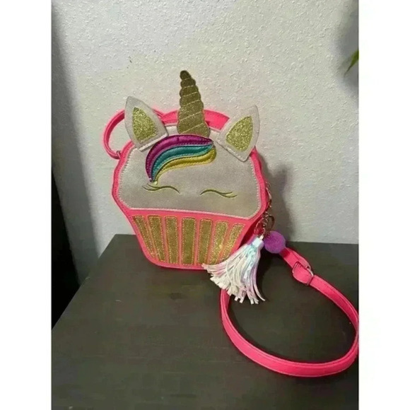 Unicorn Cupcake Baby Pink‎ Crossbody Bag - Picture 3 of 5